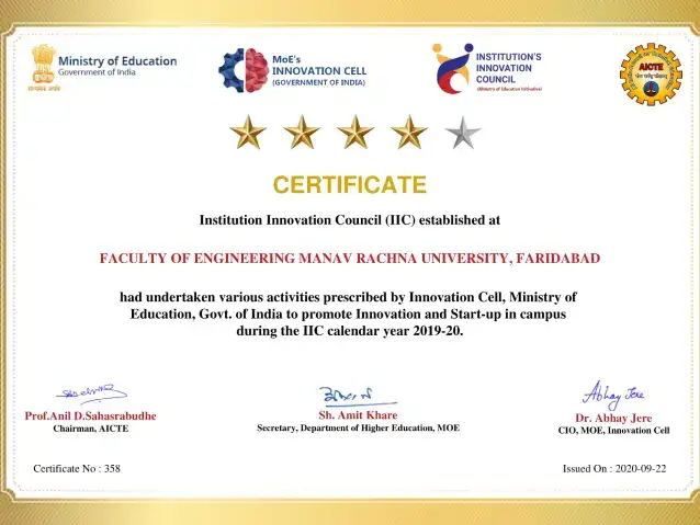 IIC RatingCertificate 2019
